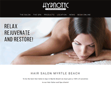 Tablet Screenshot of hypnotichairstudio.com